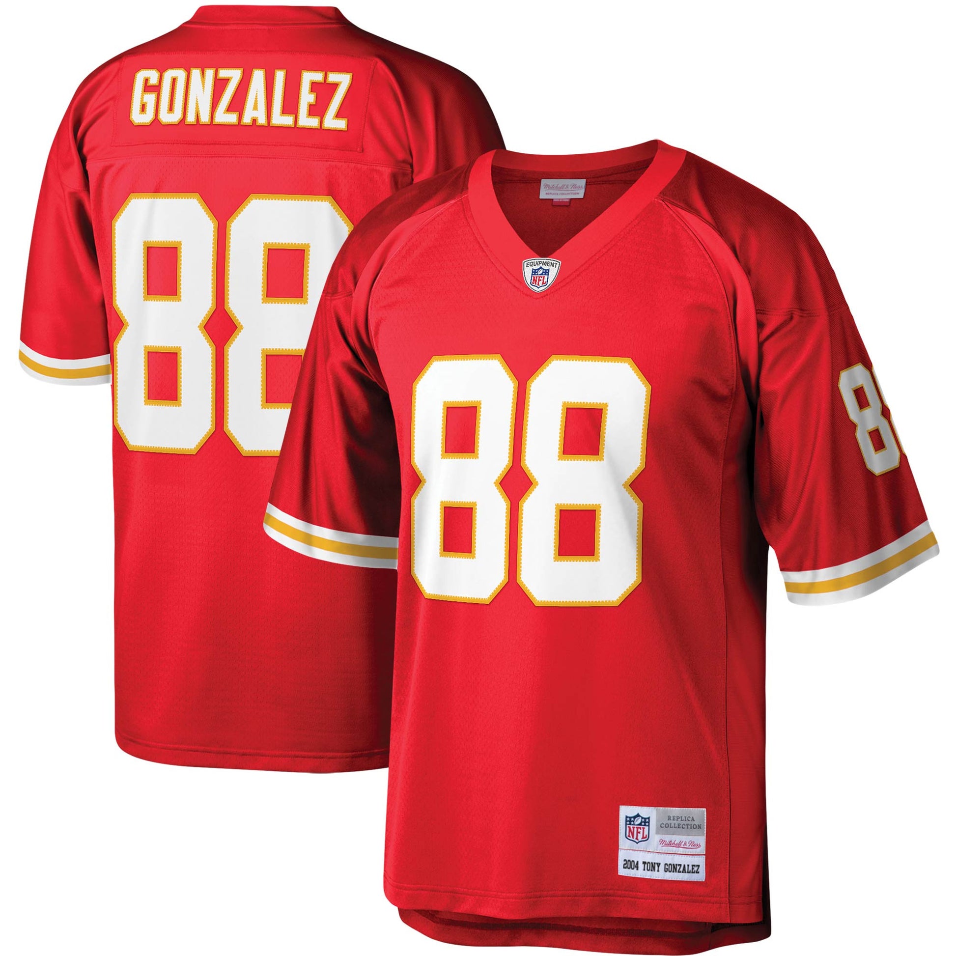 Tony Gonzalez Kansas City Chiefs red jersey
