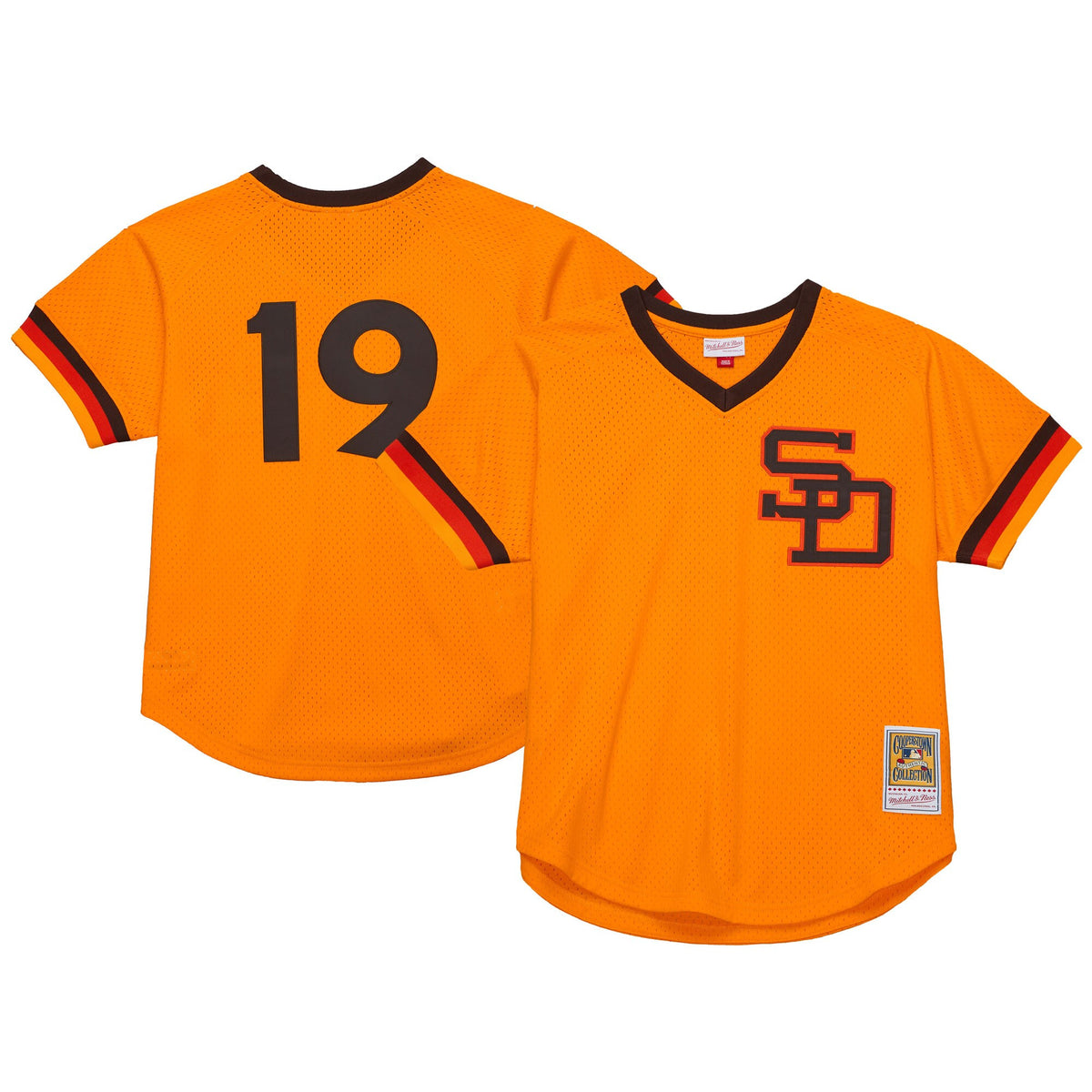 Tony Gwynn San Diego Padres gold Cooperstown jersey