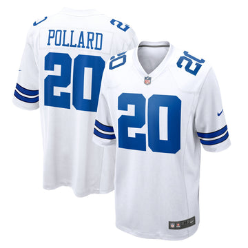 Tony Pollard Dallas Cowboys white Game jersey
