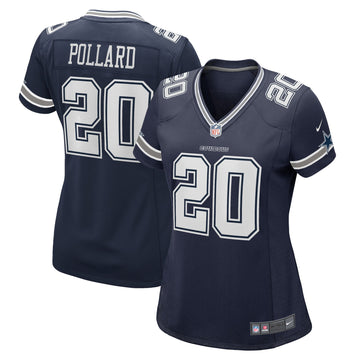 Tony Pollard Dallas Cowboys navy Game jersey
