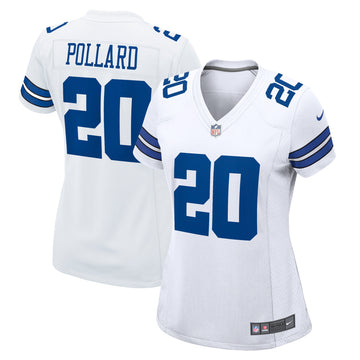 Tony Pollard Dallas Cowboys white Game jersey