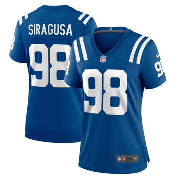 Tony Siragusa Indianapolis Colts royal Game jersey