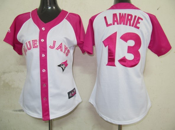 Lawrie Women Toronto Blue Jays pink Fashion jersey