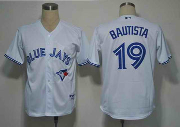 Jose Bautista Toronto Blue Jays white jersey