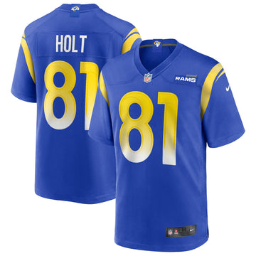 Torry Holt Los Angeles Rams royal Game jersey