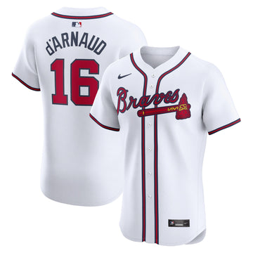 Travis D'arnaud Atlanta Braves white Elite jersey