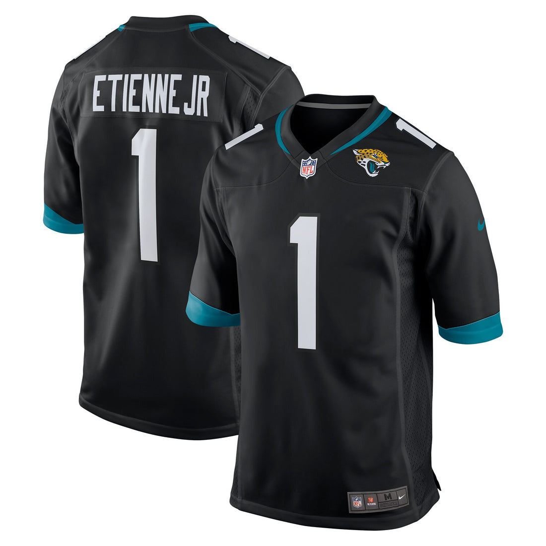 Travis Etienne Jacksonville Jaguars black jersey