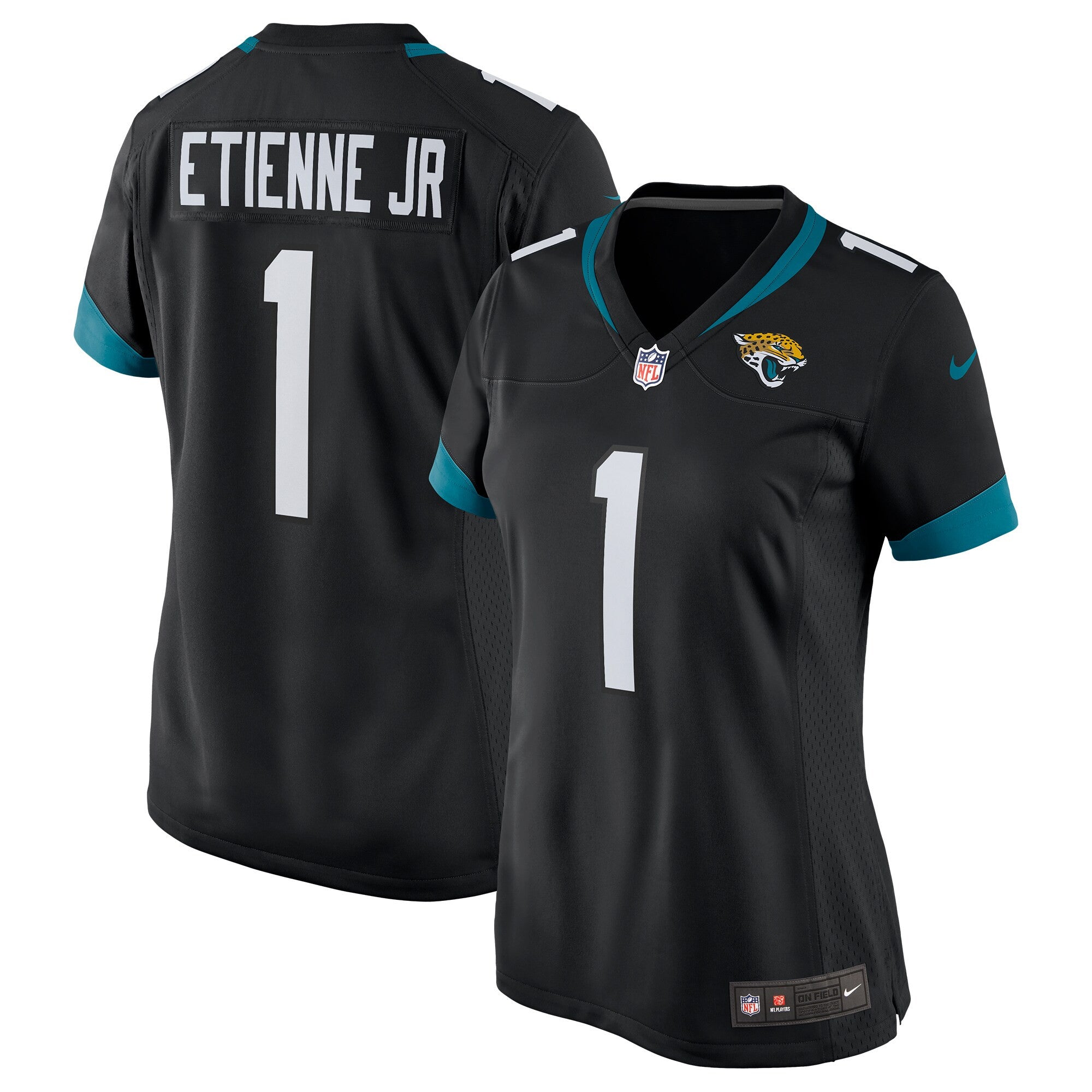 Travis Etienne Jacksonville Jaguars black jersey