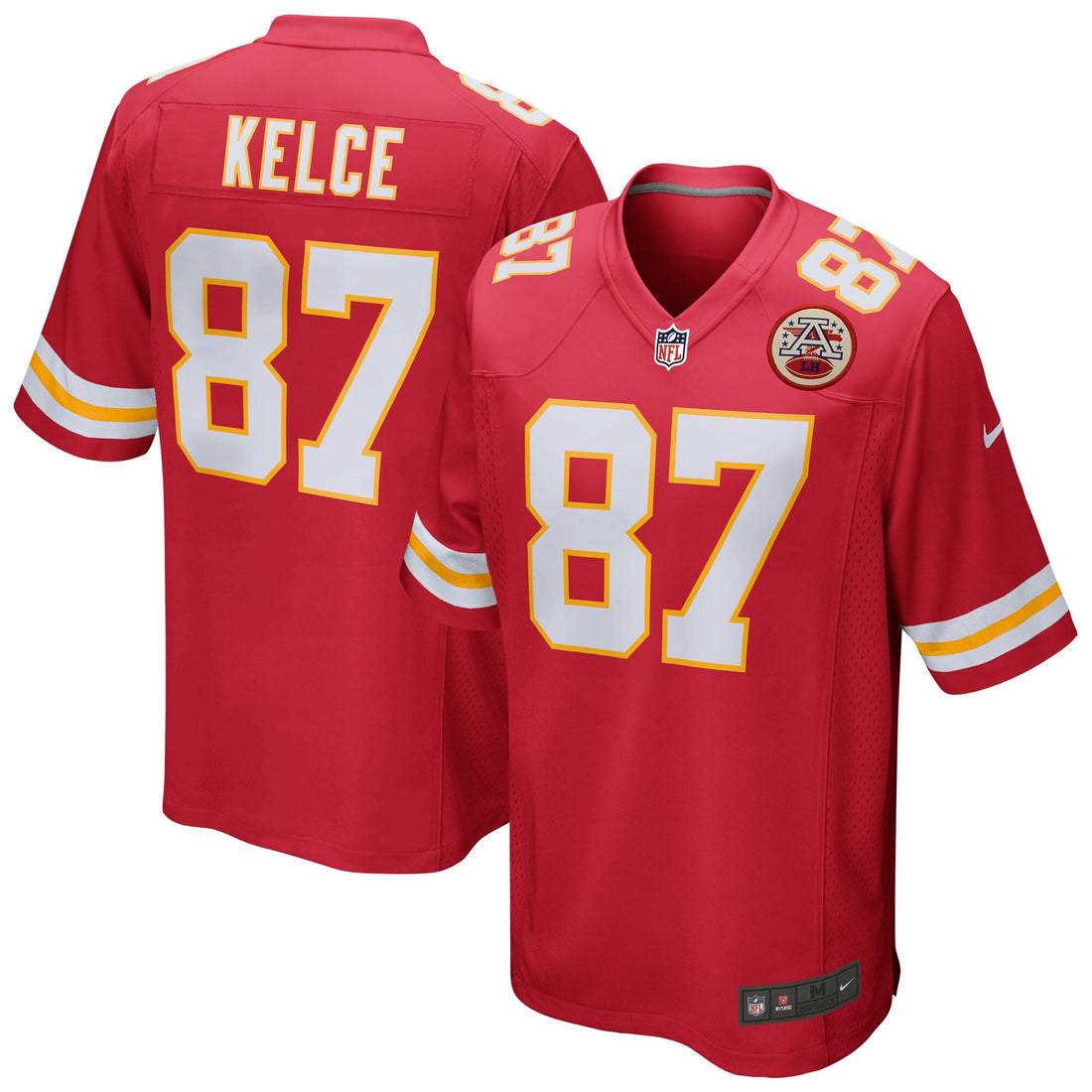 Travis Kelce Kansas City Chiefs red jersey