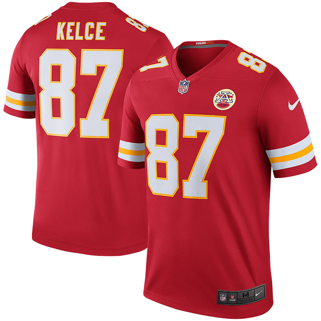 Travis Kelce Kansas City Chiefs red Legend jersey