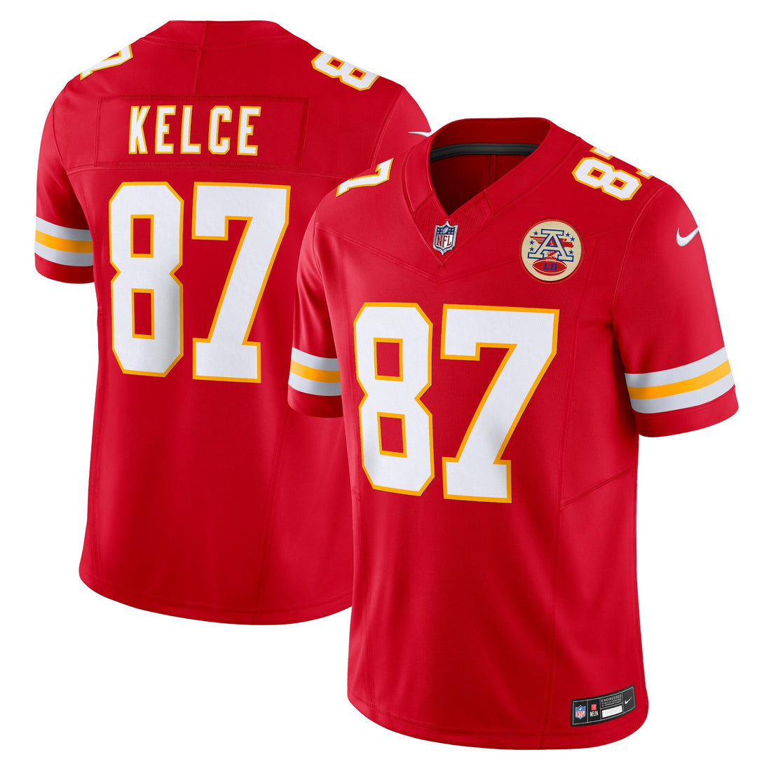 Travis Kelce Kansas City Chiefs red Vapor jersey