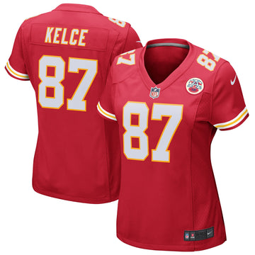 Travis Kelce Kansas City Chiefs red jersey