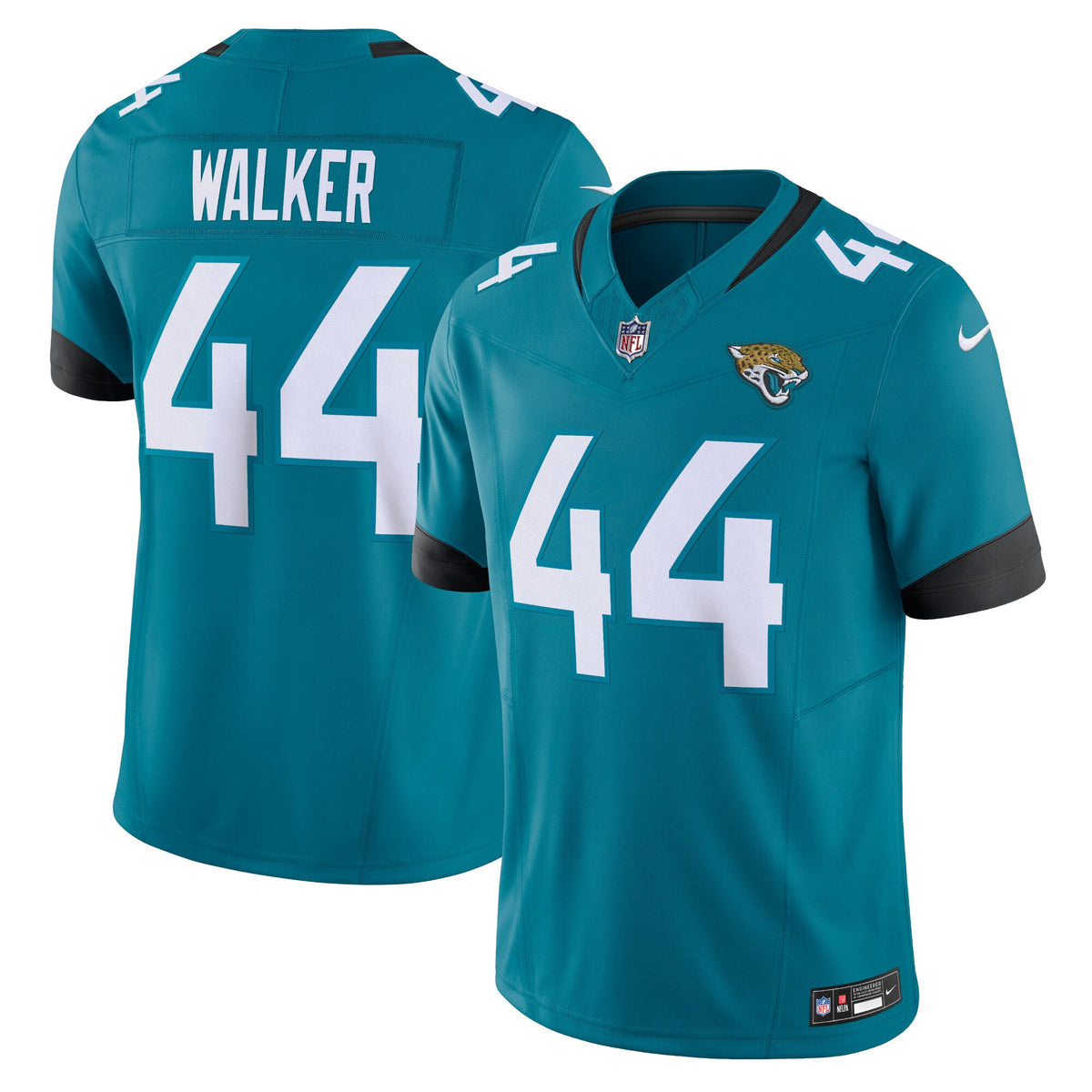 Travon Walker Jacksonville Jaguars teal Vapor jersey