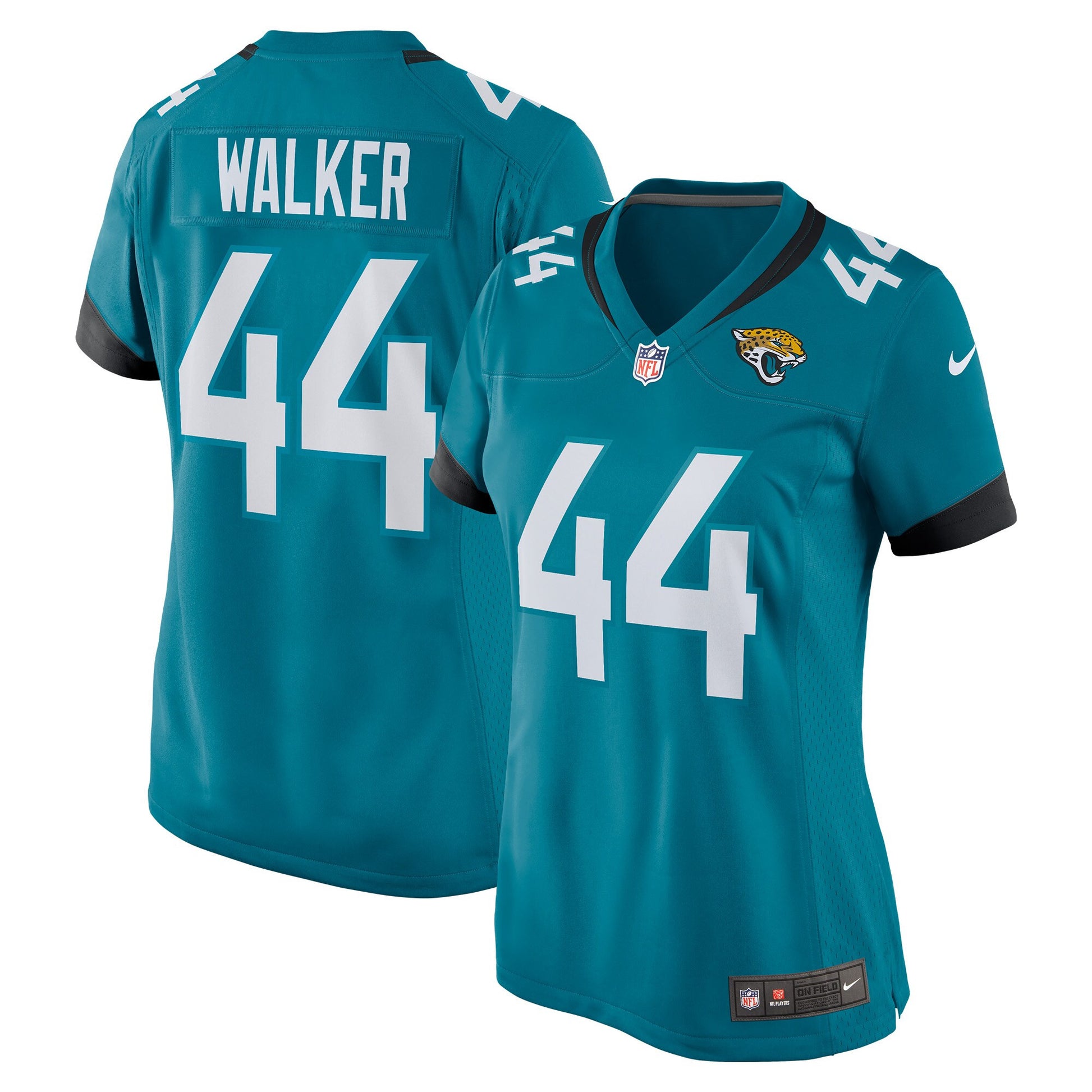 Travon Walker Jacksonville Jaguars teal jersey