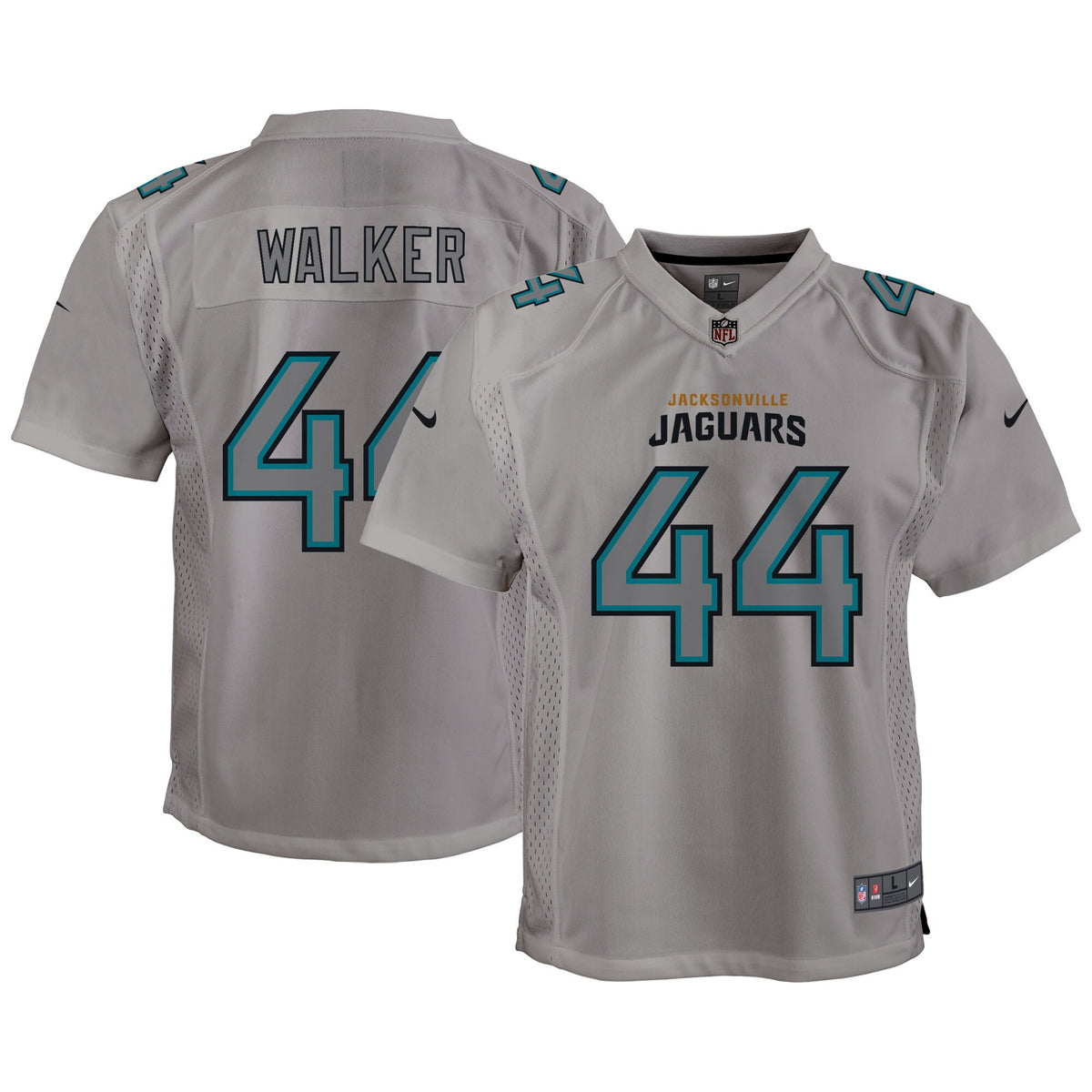 Travon Walker Atmosphere Jacksonville Jaguars gray jersey