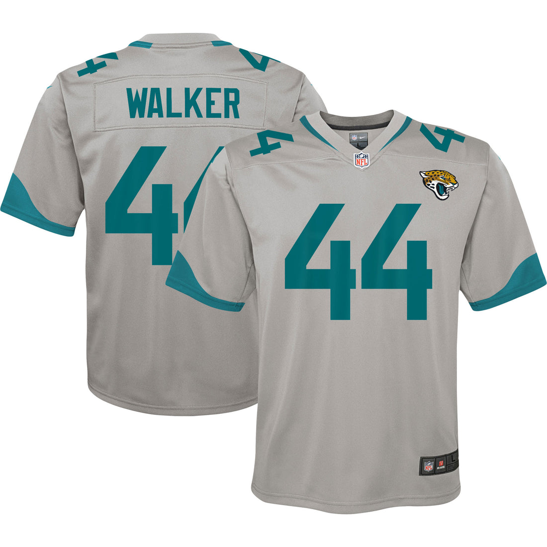 Travon Walker Jacksonville Jaguars silver jersey