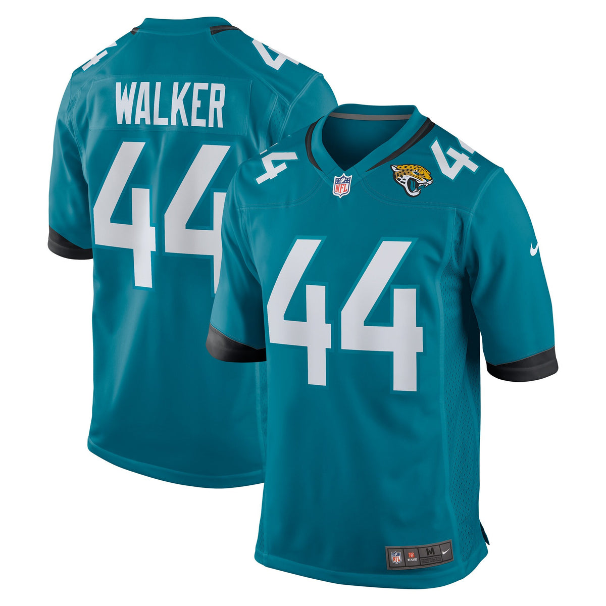 Travon Walker Jacksonville Jaguars teal jersey