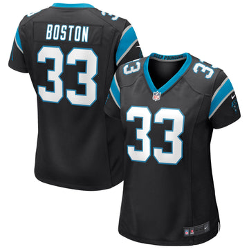 Tre Boston Carolina Panthers black jersey