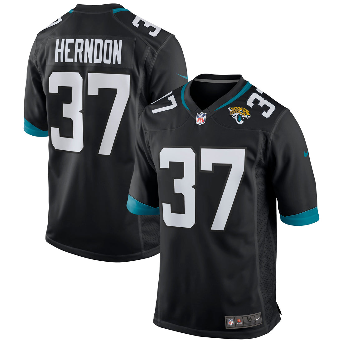 Tre Herndon Jacksonville Jaguars black jersey