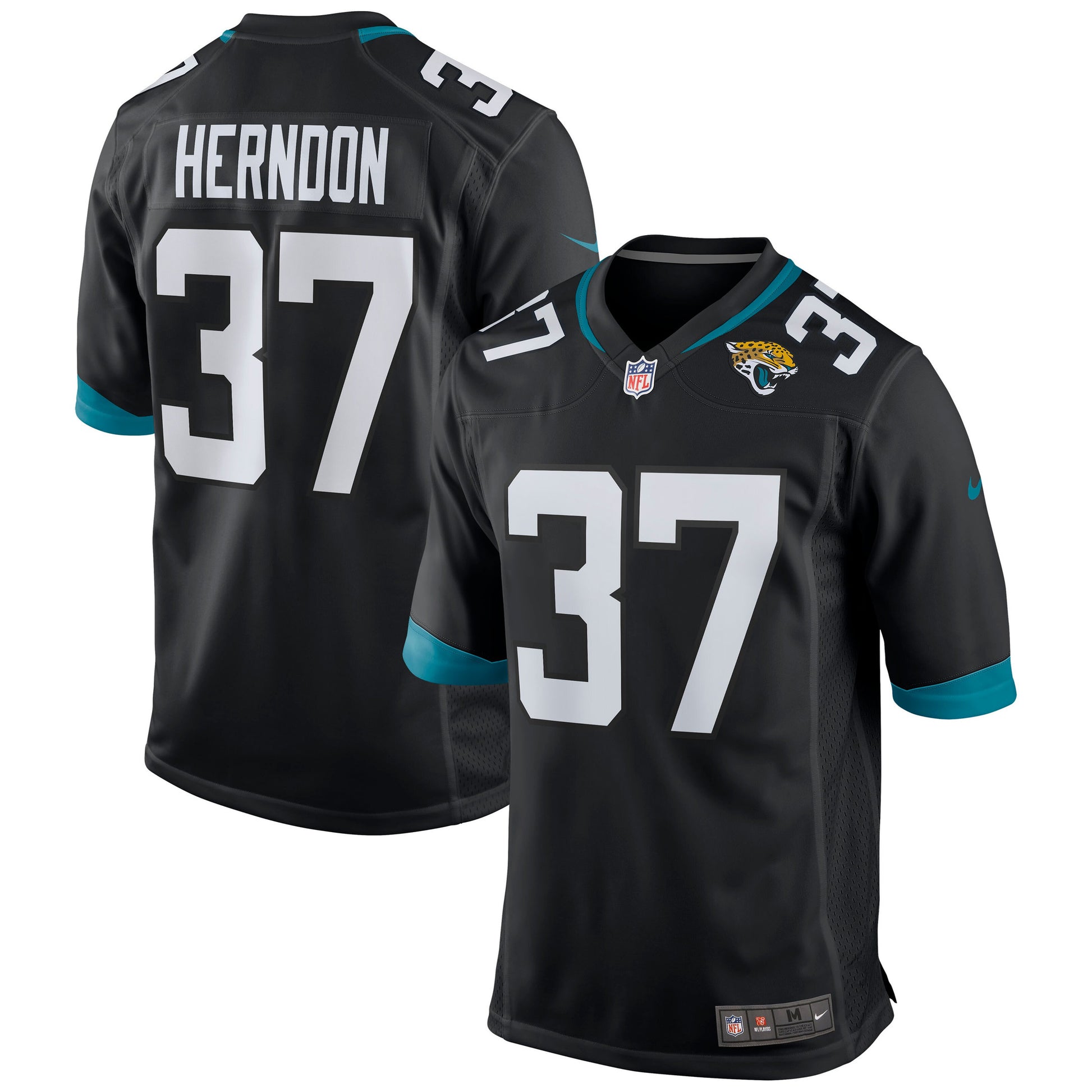 Tre Herndon Jacksonville Jaguars black jersey
