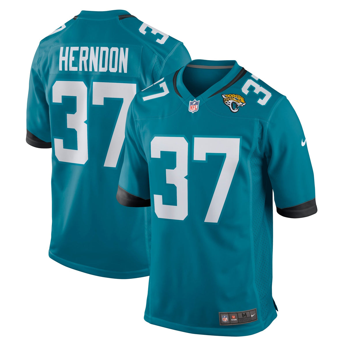 Tre Herndon Jacksonville Jaguars teal jersey