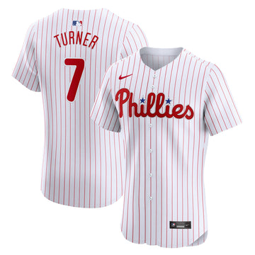 Trea Turner Philadelphia Phillies white Elite jersey