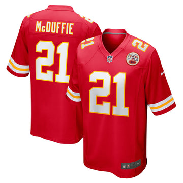 Trent Mcduffie Kansas City Chiefs red jersey
