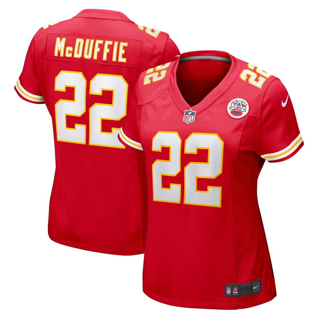 Trent Mcduffie Kansas City Chiefs red jersey