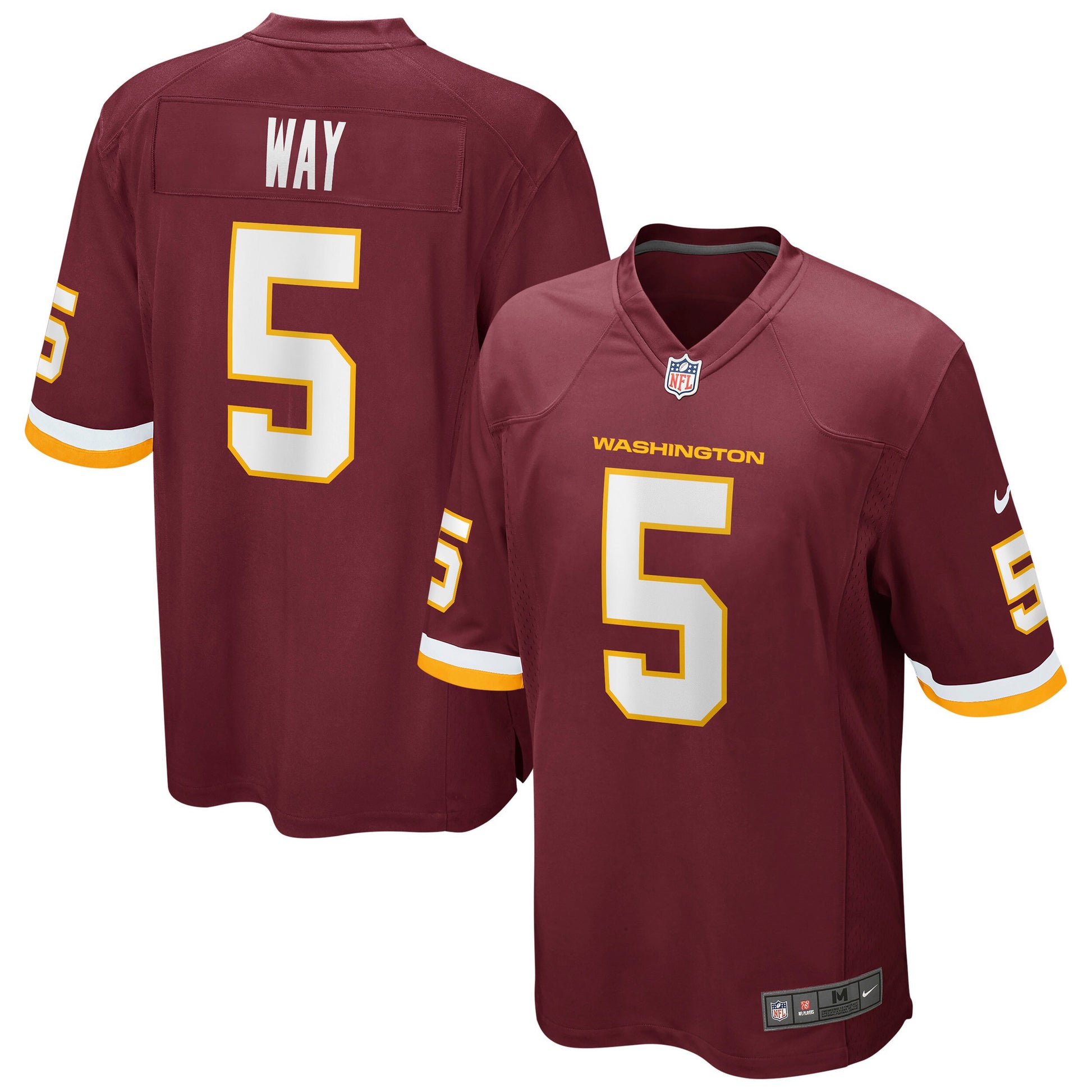 Tress Way Washington Washington Commanders burgundy Game jersey