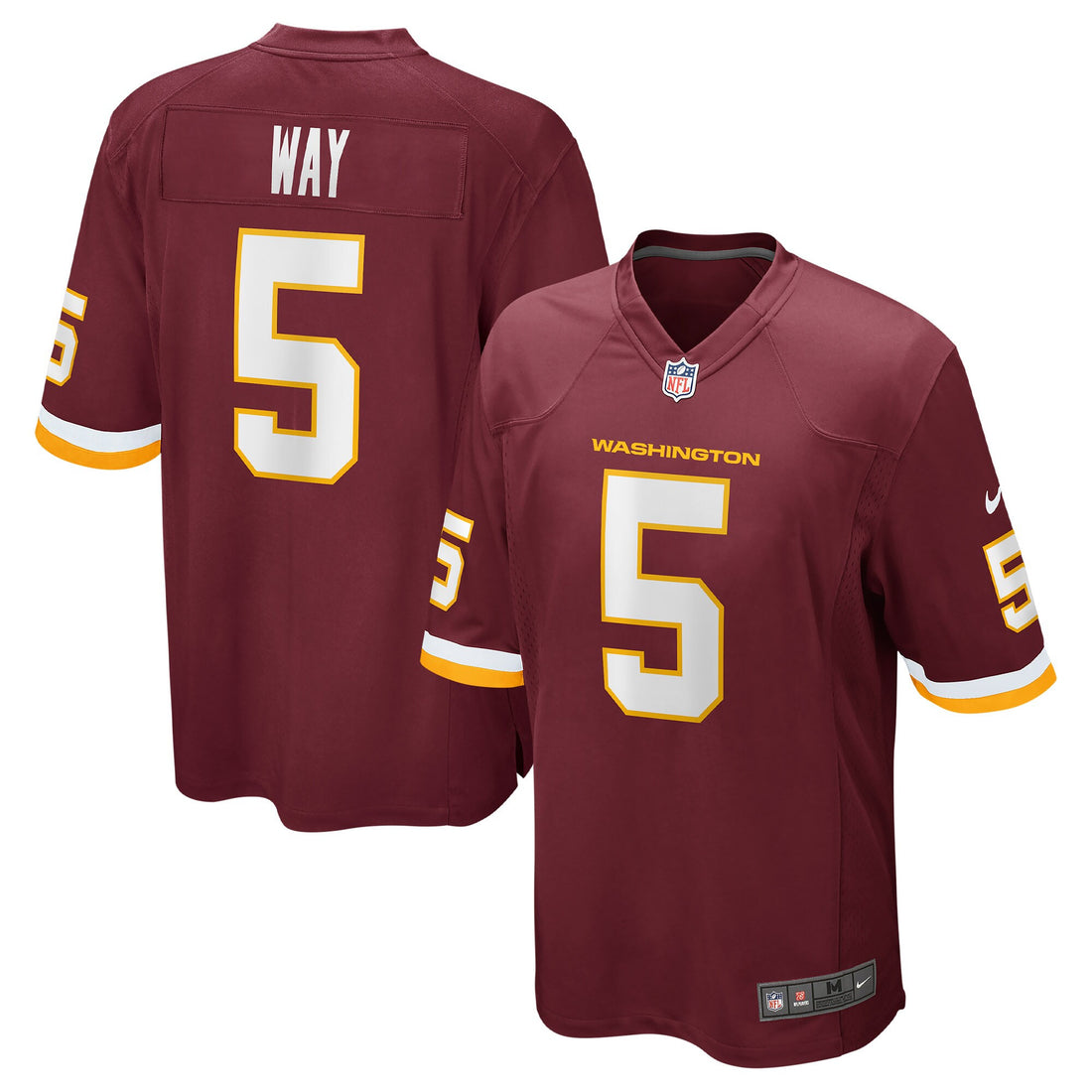 Tress Way Washington Washington Commanders burgundy jersey