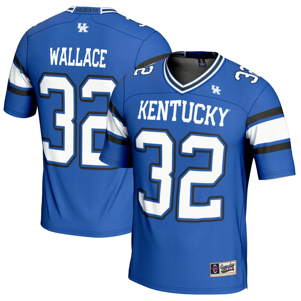 Trevin Wallace Kentucky Wildcats royal jersey