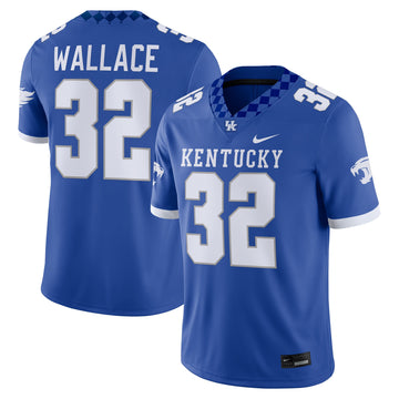 Trevin Wallace Kentucky Wildcats royal jersey