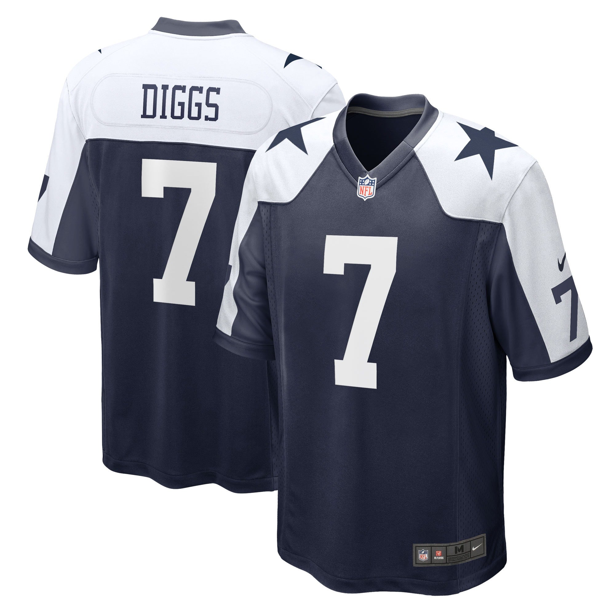Trevon Diggs Dallas Cowboys navy Alternate jersey
