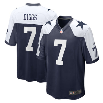 Trevon Diggs Dallas Cowboys navy Alternate jersey