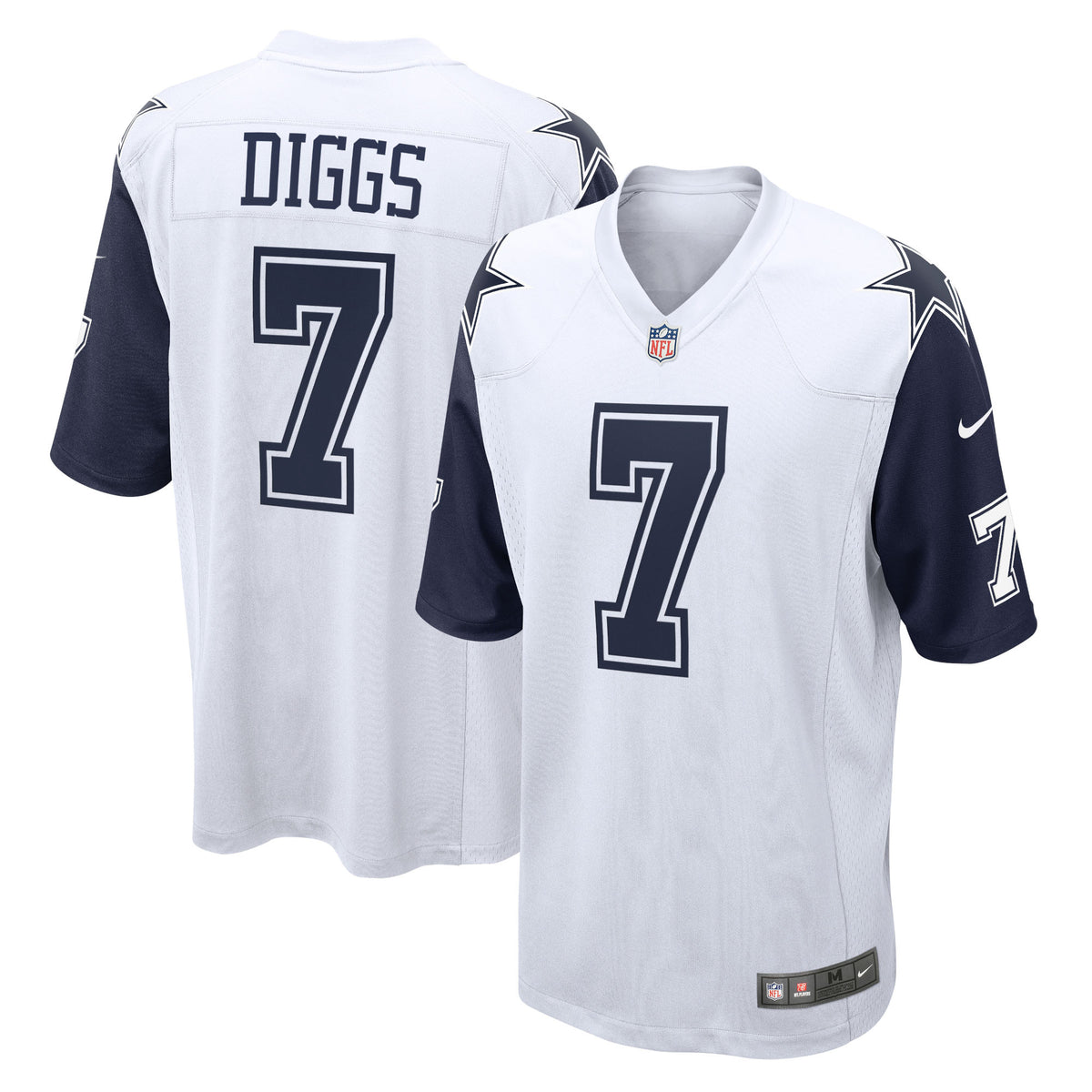 Trevon Diggs Dallas Cowboys white Alternate jersey