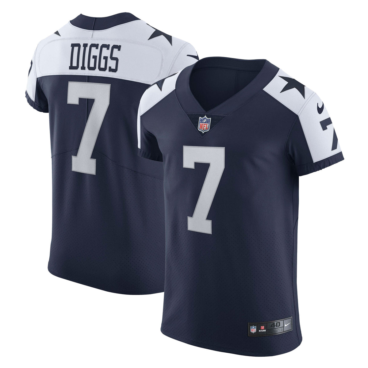 Trevon Diggs Dallas Cowboys navy Vapor jersey