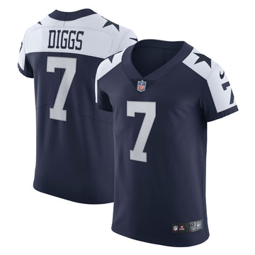 Trevon Diggs Dallas Cowboys navy Vapor jersey