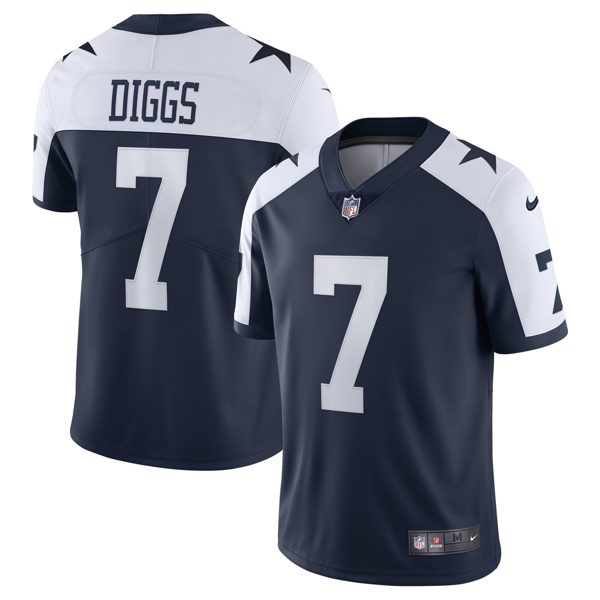 Trevon Diggs Dallas Cowboys navy Vapor jersey
