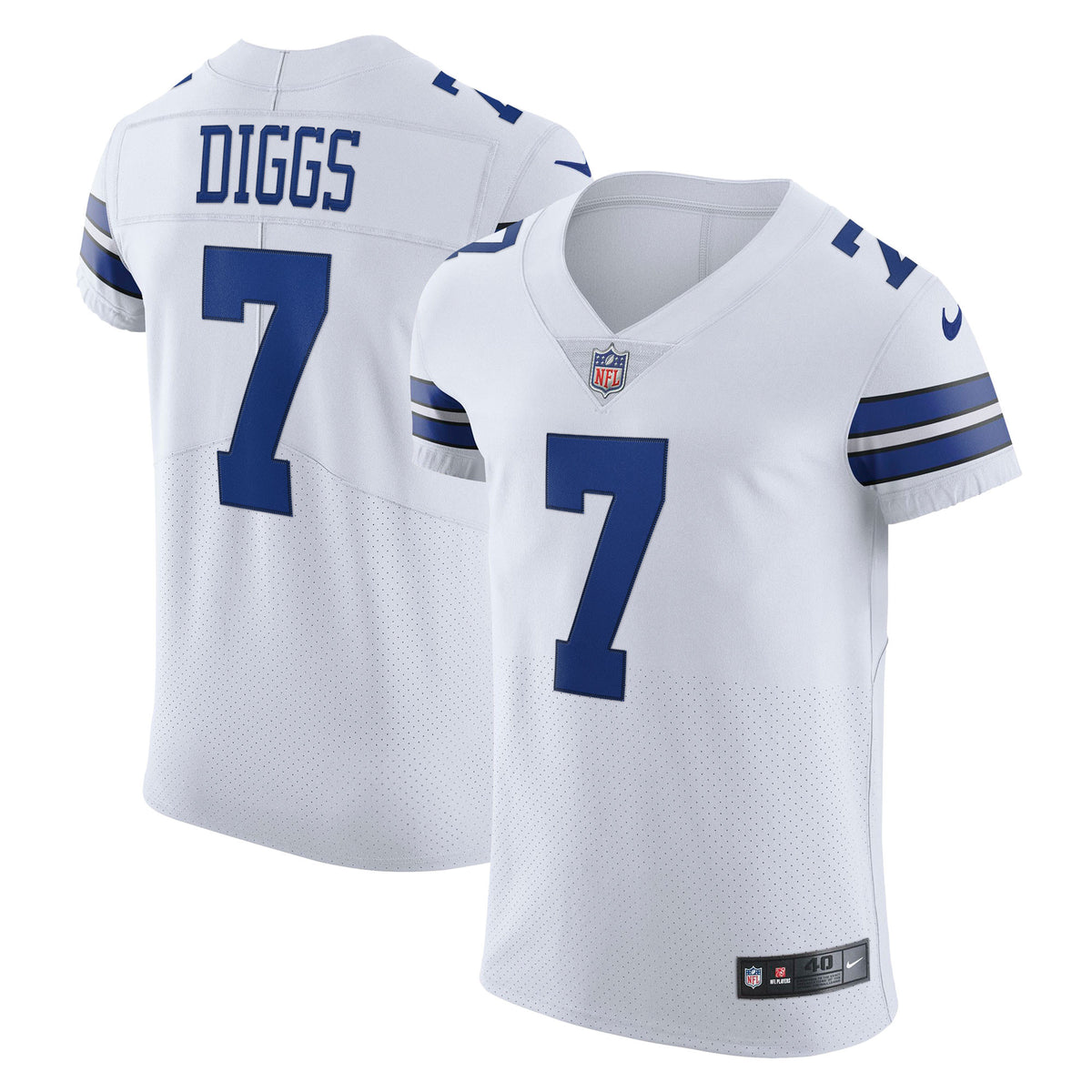 Trevon Diggs Dallas Cowboys white Vapor jersey