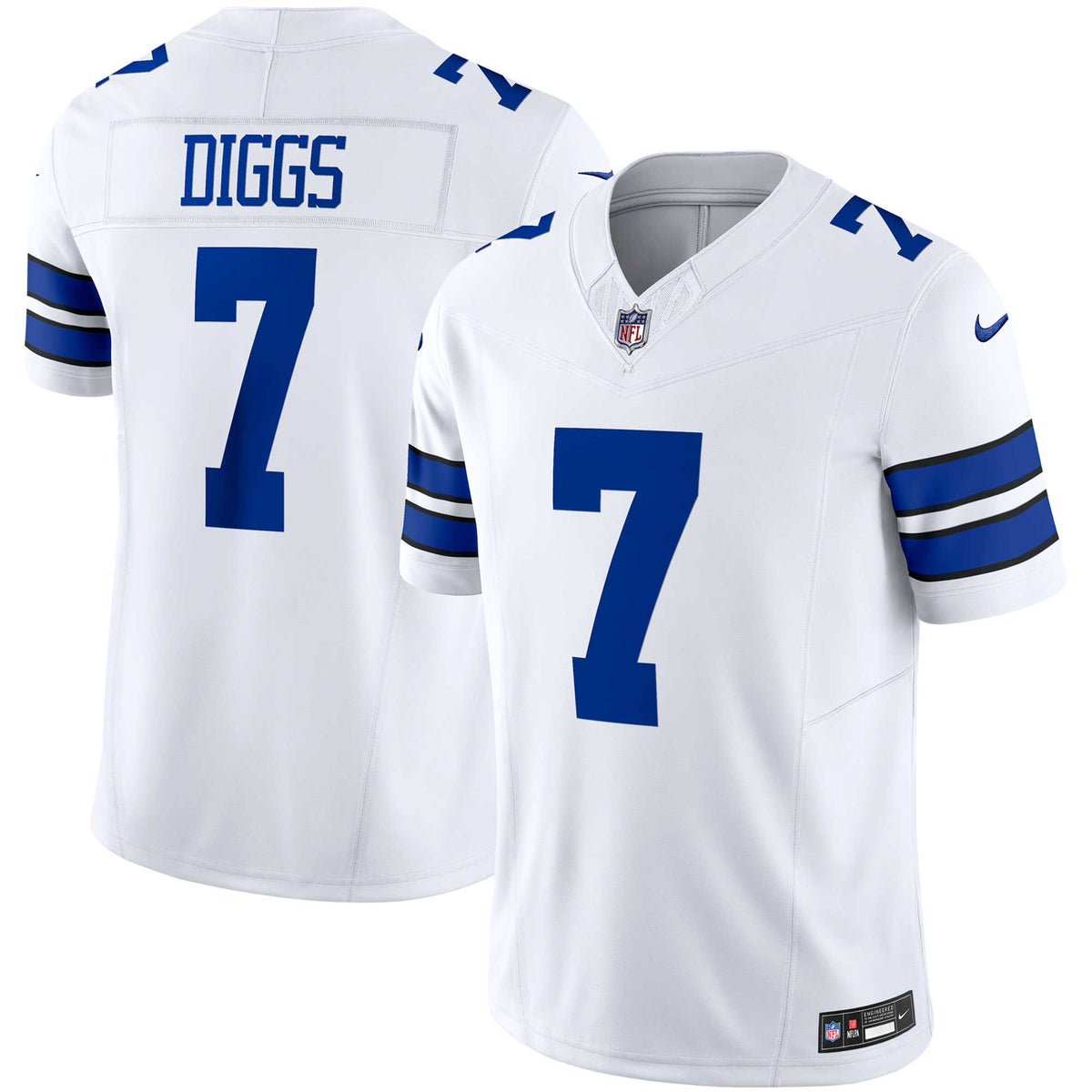 Trevon Diggs Dallas Cowboys white Vapor jersey