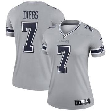 Trevon Diggs Dallas Cowboys silver Inverted Legend jersey