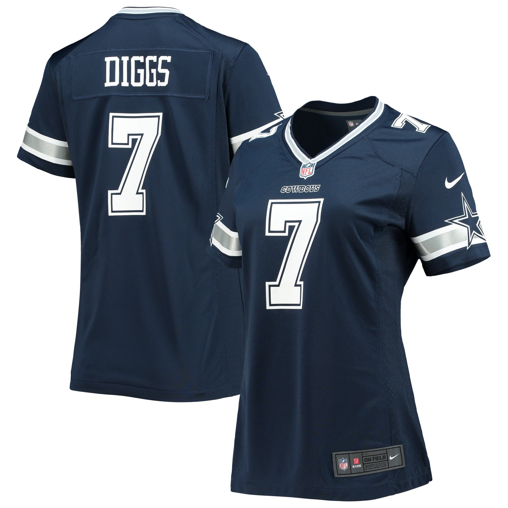 Trevon Diggs Dallas Cowboys navy jersey