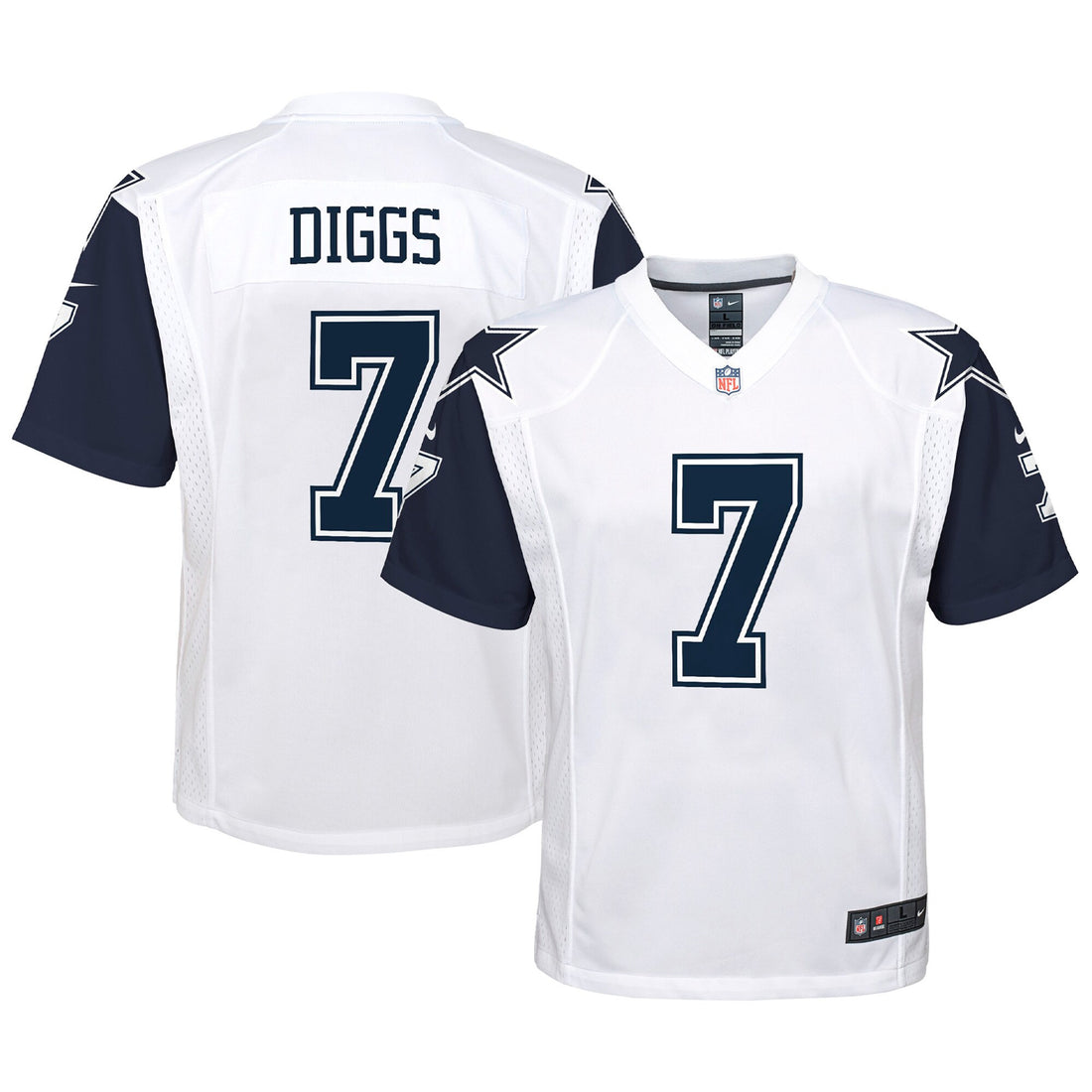 Trevon Diggs Dallas Cowboys white Alternate jersey