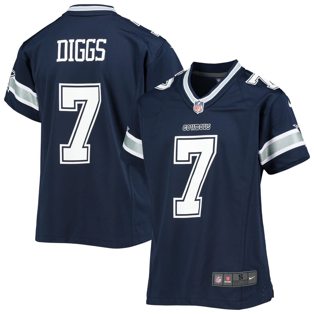 Trevon Diggs Dallas Cowboys navy jersey