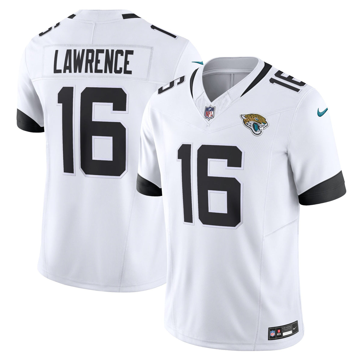Trevor Lawrence Jacksonville Jaguars white Vapor jersey