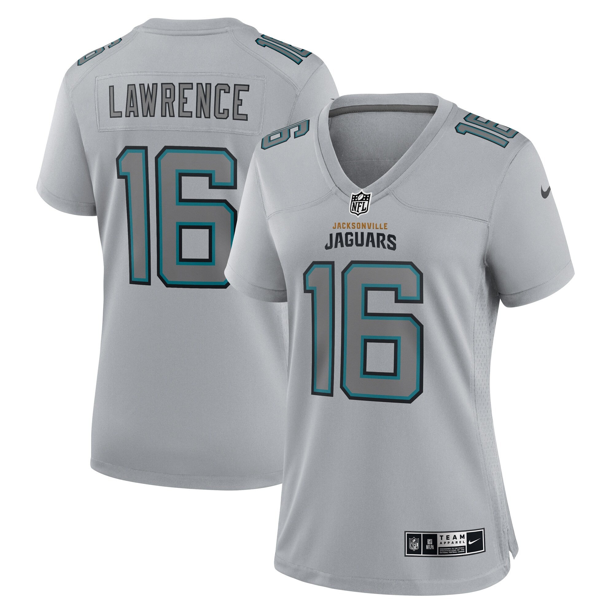 Trevor Lawrence Atmosphere Jacksonville Jaguars gray Fashion jersey
