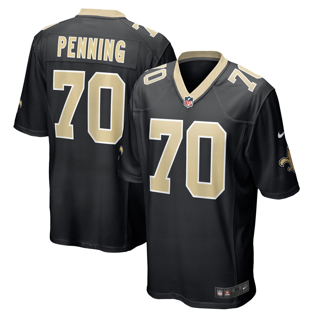 Trevor Penning New Orleans Saints black jersey