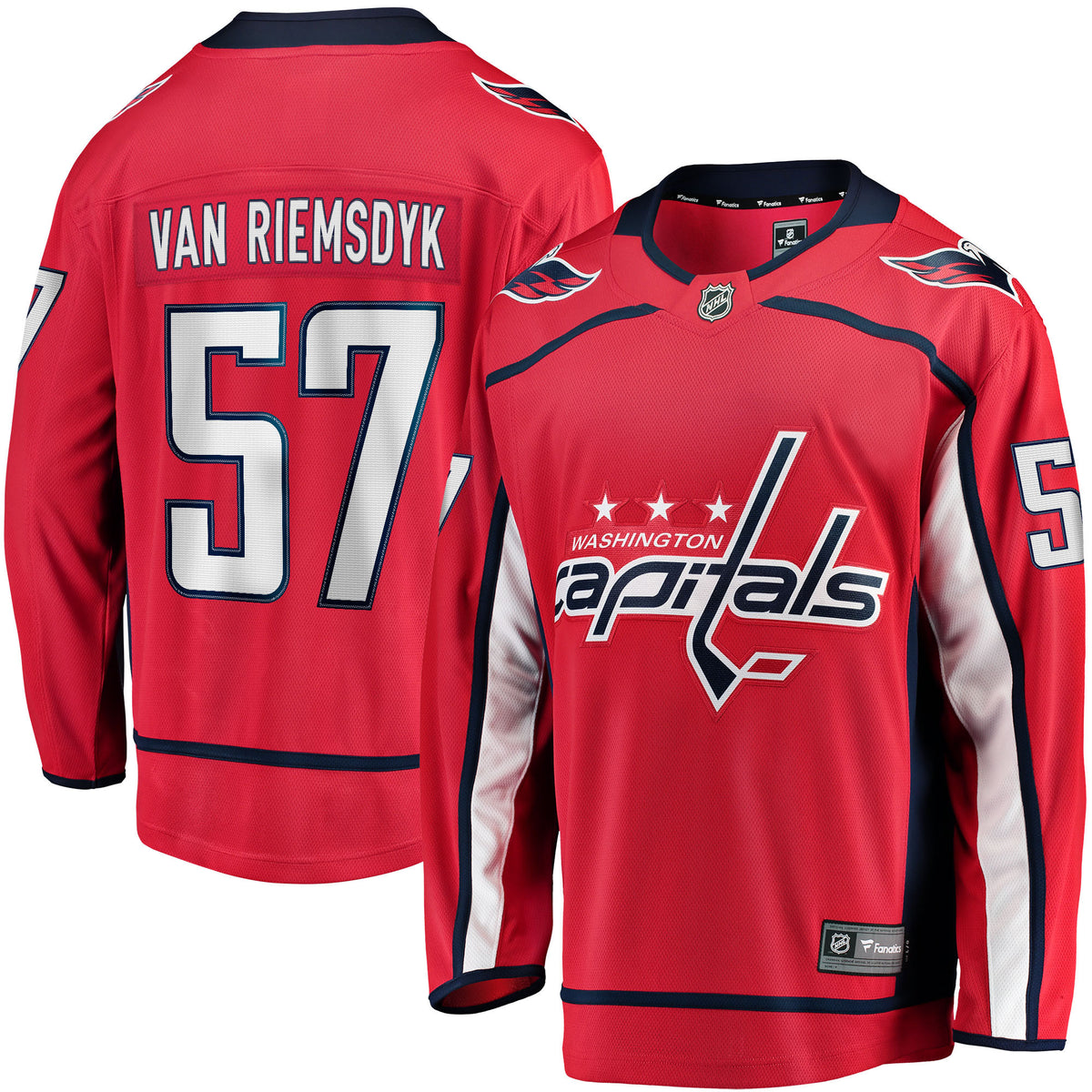 Trevor Van Riemsdyk Washington Capitals red Home jersey