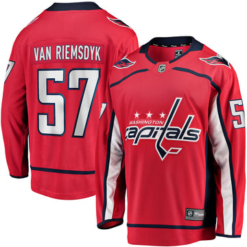 Trevor Van Riemsdyk Washington Capitals red Home jersey