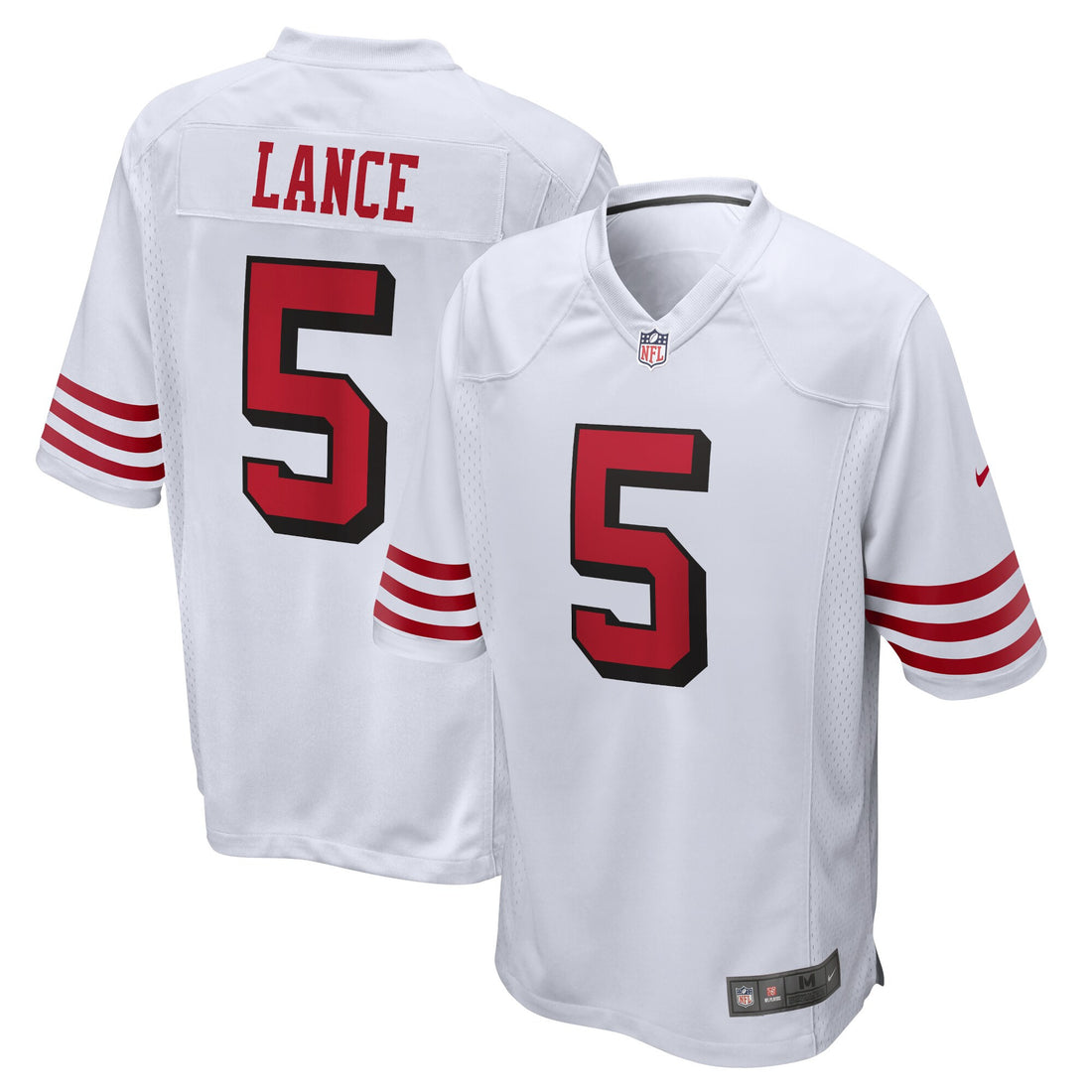 Trey Lance San Francisco 49ers white Alternate jersey